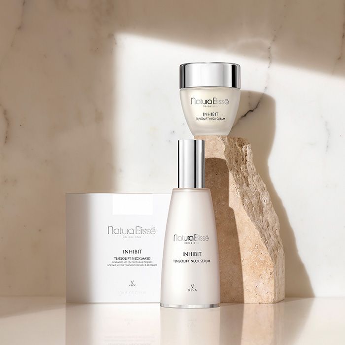 A collection of the Natura Bissé Spa products available at the Sunset Marquis SPA. 