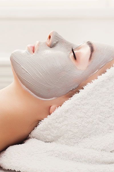 A person gets a transcendent mask treatment at a fabulous West Hollywood SPA.