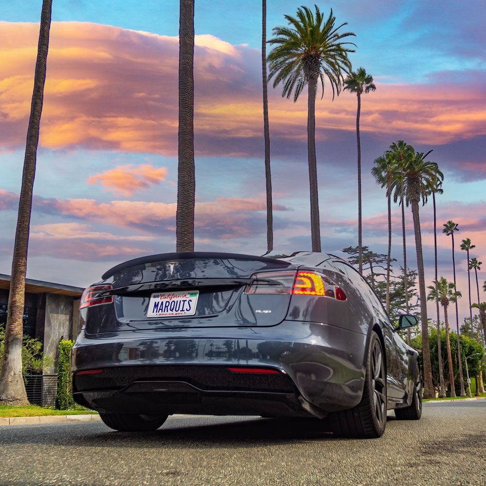 Tesla on Rodeo Drive