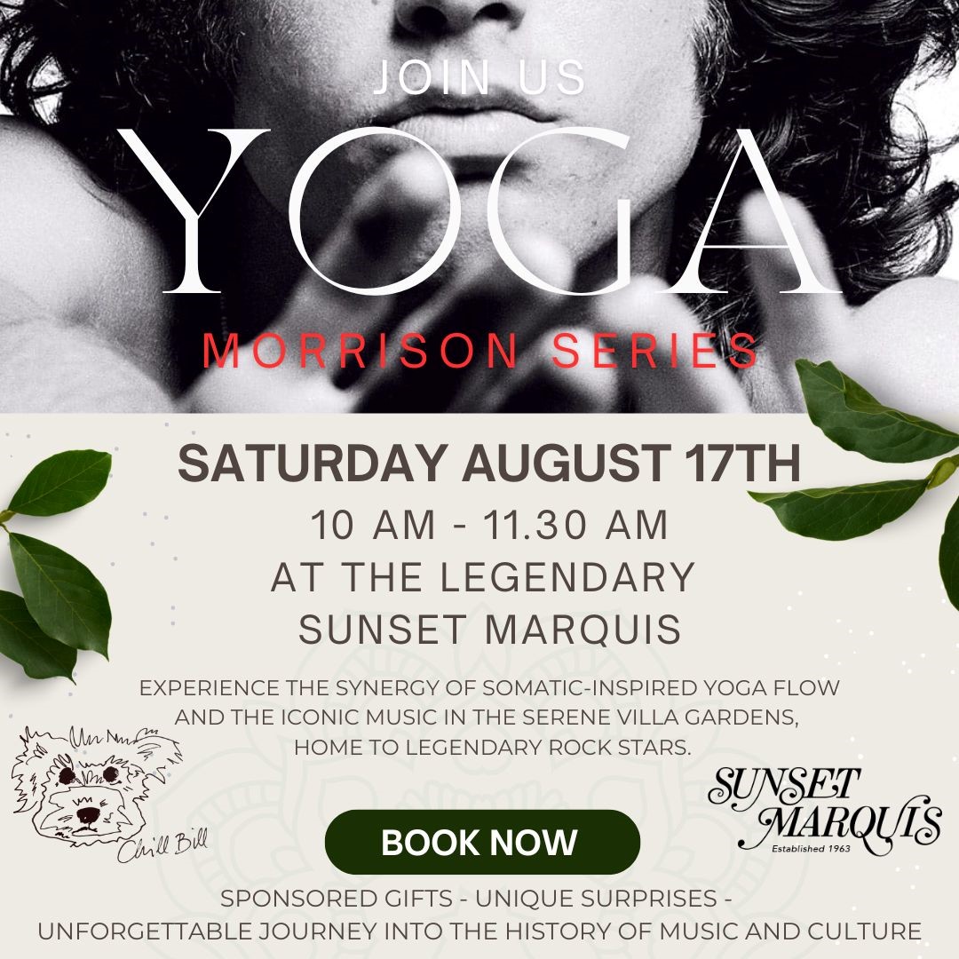 Chill Bill Yoga at Sunset Marquis August 17th